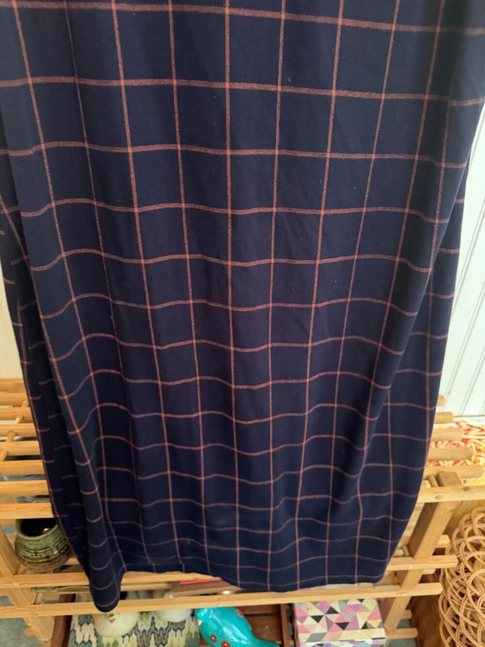 Nordstrom Rack Sleeveless Plaid Shift Dress 2X - Picture 4 of 11